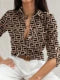 Camicetta donna elegante 2024 primavera e autunno temperamento .Top manica lunga stampa a righe camicia tascabile Slim Fit da ufficio